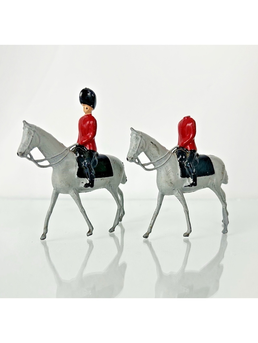 Britains Ltd Lot Mounted Royal Scots Greys Horses Figurines Miniatures 3"